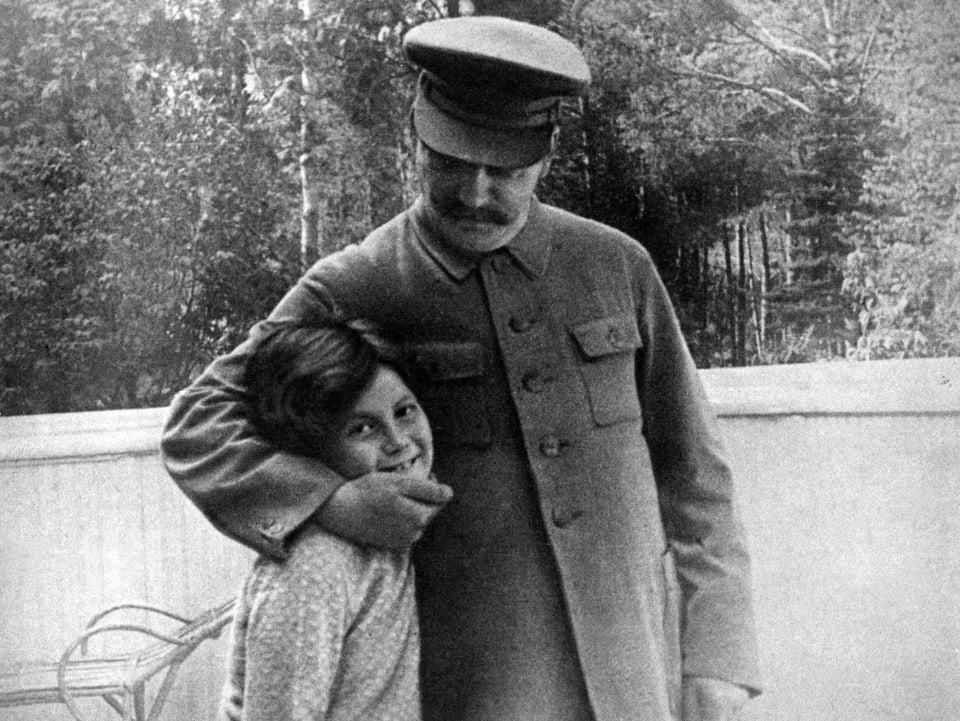 Stalin mit Tochter.