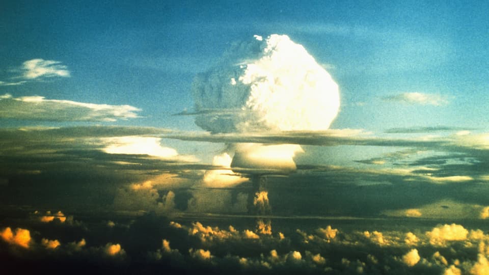 Atomwaffentest der USA auf den Marshall-Inseln 1950