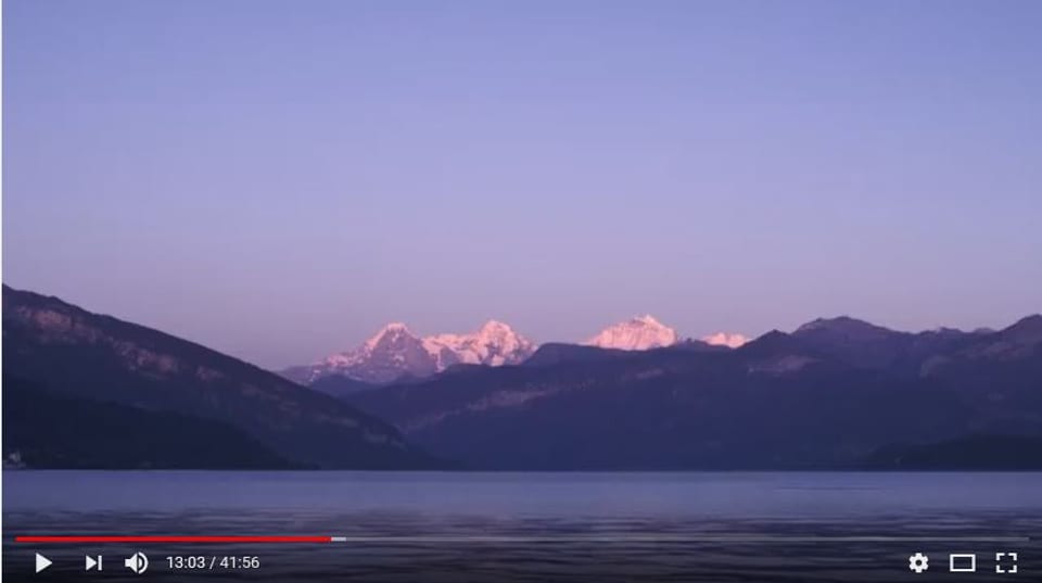 Eiger, Mönch und Jungfrau erstrahlen im Abendlicht: Sehnsuchtsziel vieler arabischer Touristen