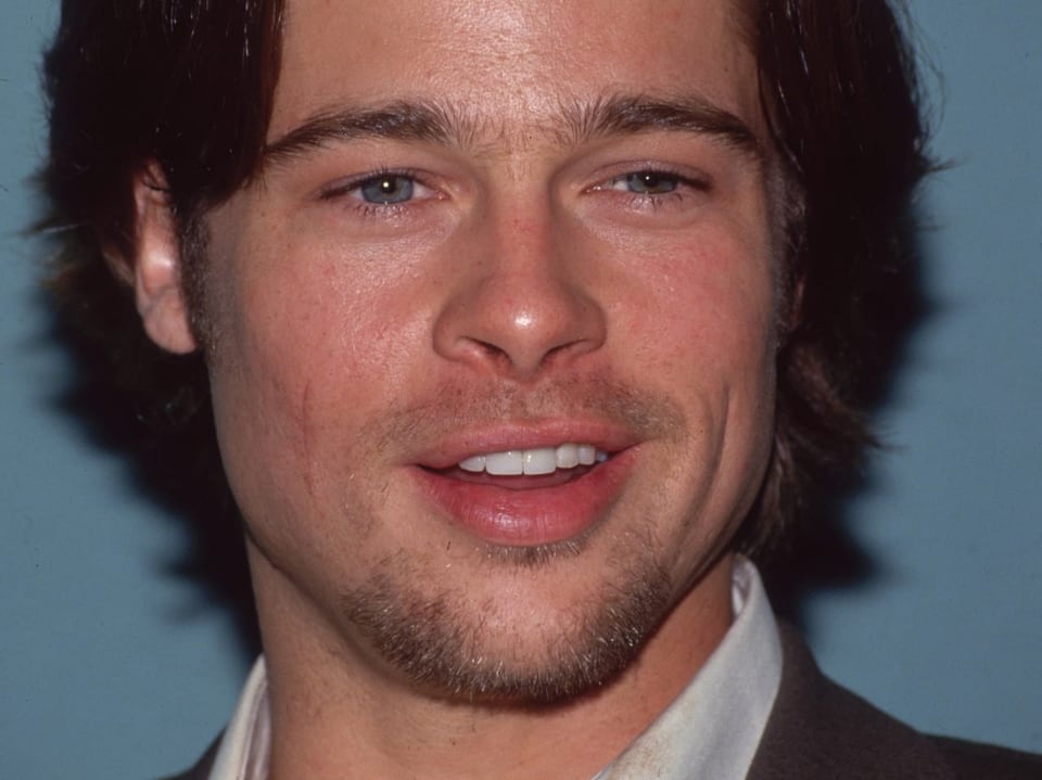 Brad Pitt lacht