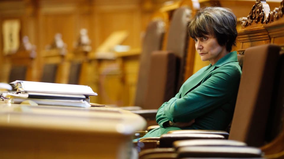 Bei ihr ging der Plan für die SP nicht auf: Micheline Calmy-Rey 2011 im Bundeshaus. 