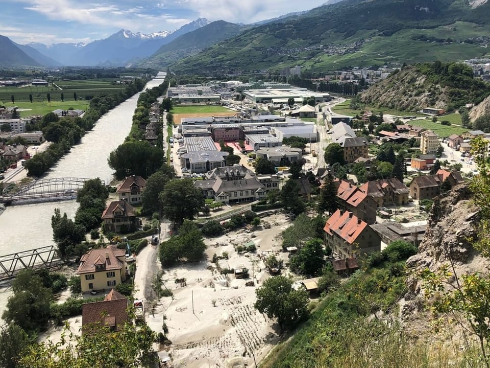 Blick vom Kloster Gerunden Richtung Westen.