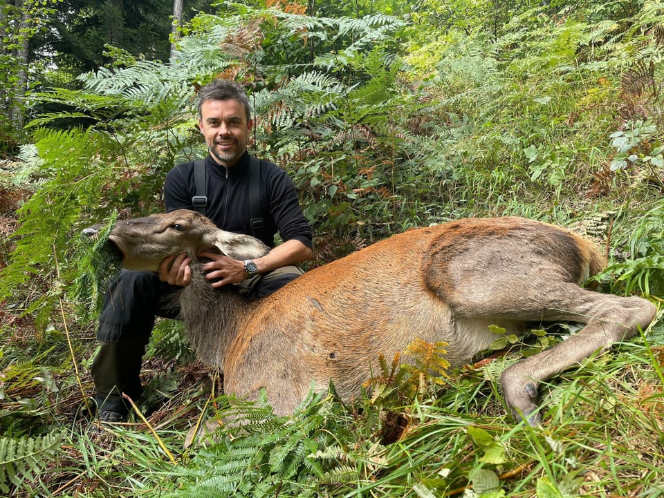 Damian Gliott ha sajettà ils 3 da settember ina vatga-tschierv sin il territori da Laax.