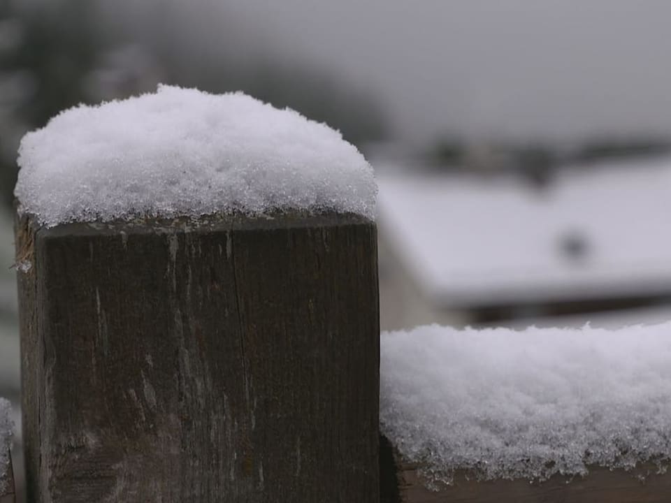 Das verschneite Arosa.