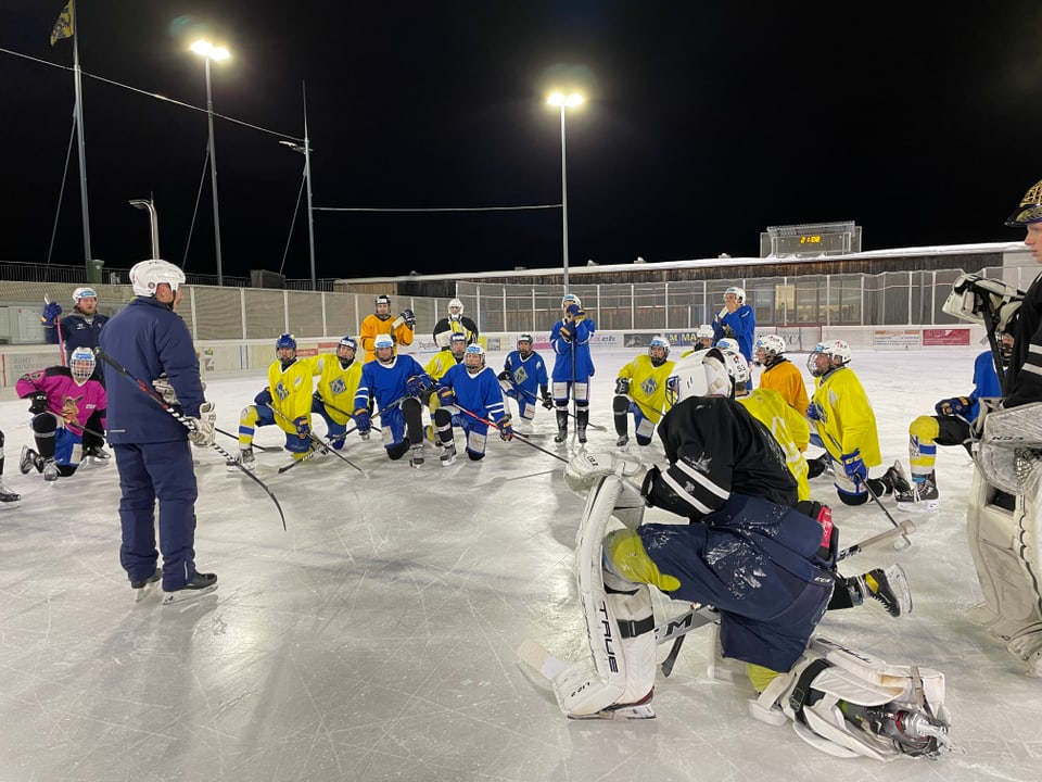 Hockeytraining EHC St. Moritz