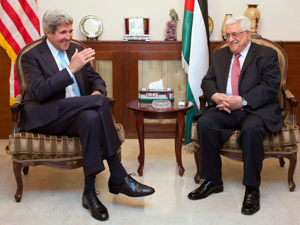 Kerry und Abbas verhandeln in Amman.