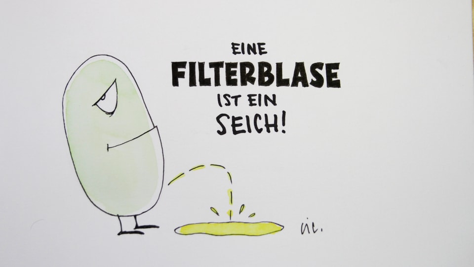 Die Filterblase. Ein Seich.