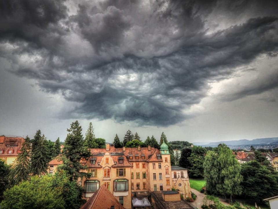 Gewitter über Zürich