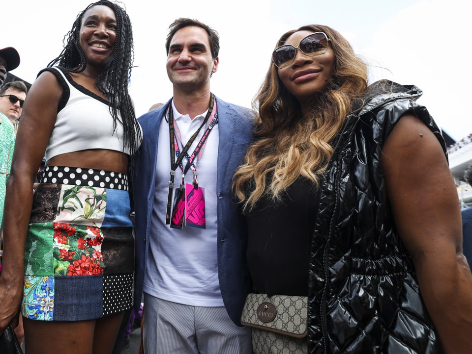 Roger Federer, Venus und Serena Williams