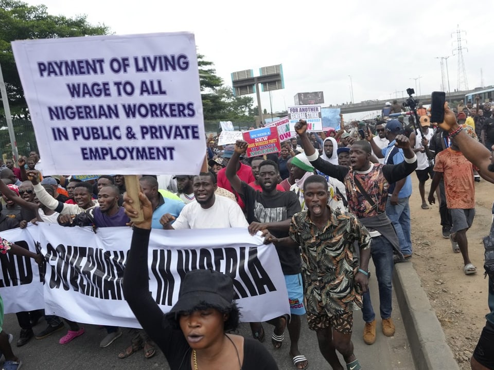 Proteste in Lagos