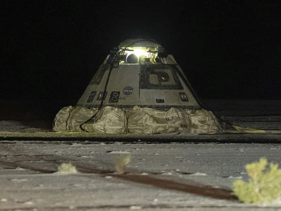 Der «Starliner» ist in der Wüste gelandet.