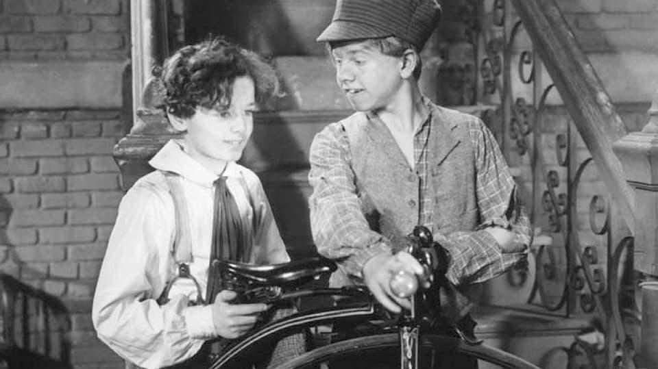 Filmszene mit Freddie Bartholomew als «der kleine Lord».