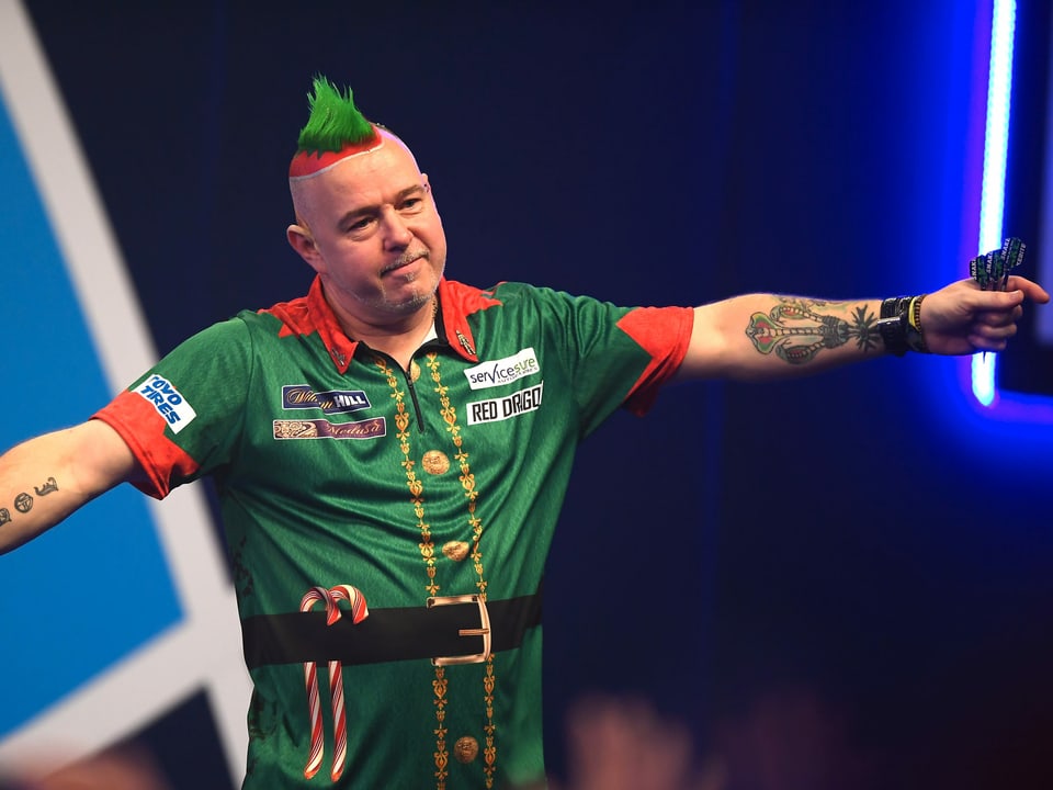 Peter Wright in Runde 2.