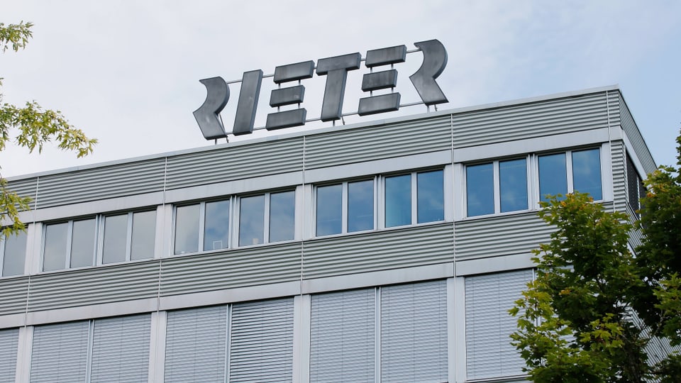 Das Logo von Rieter. 