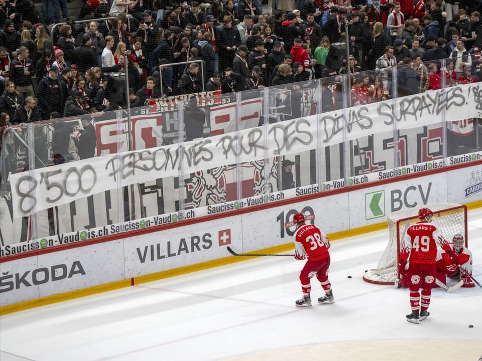 Transparent der Lausanne-Fans.