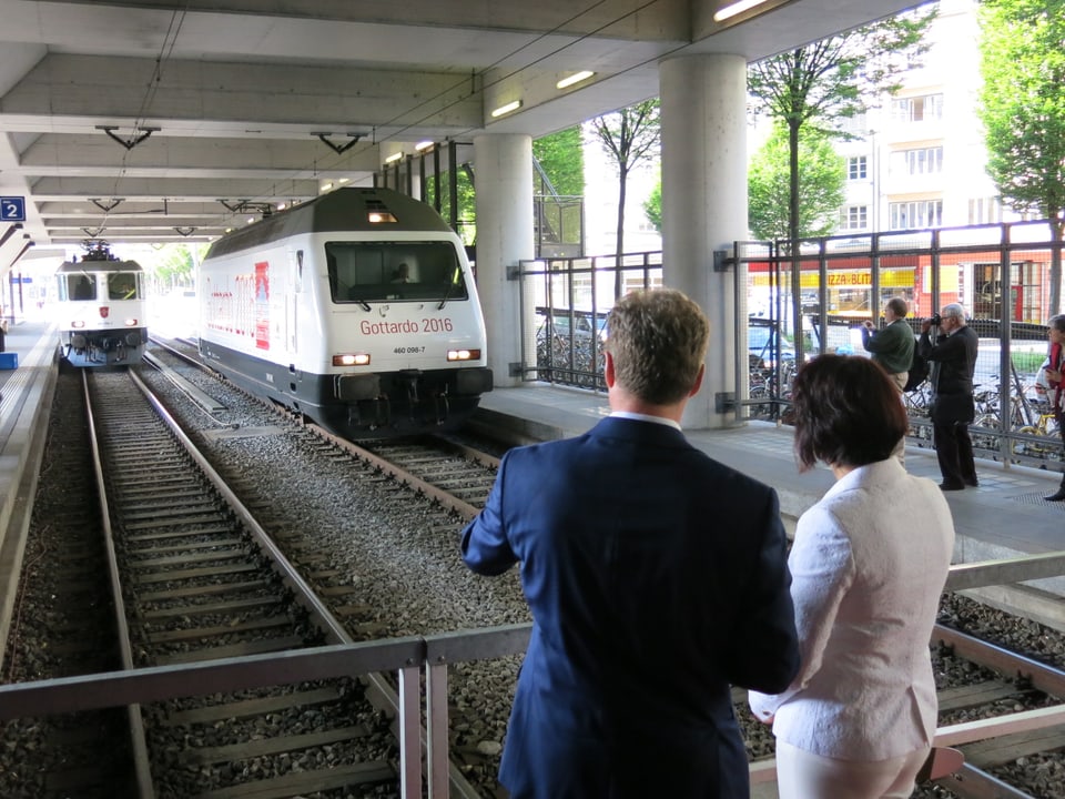 Bundesrätin Doris Leuthard und SBB-CEO Andreas Meyer.