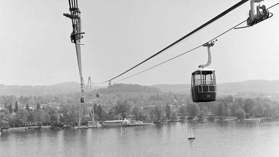 Gondelbahn über See