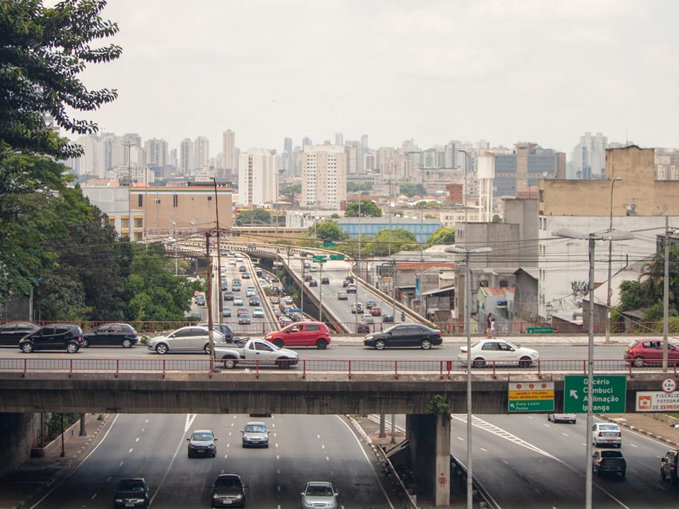 Stau in São Paulo.