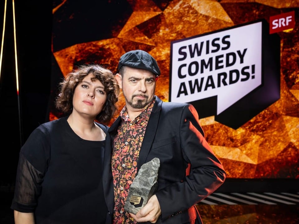 Patti Basler und Philippe Kuhn mit dem Preis