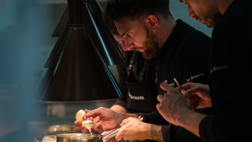 Marco Campanella beim Kochen