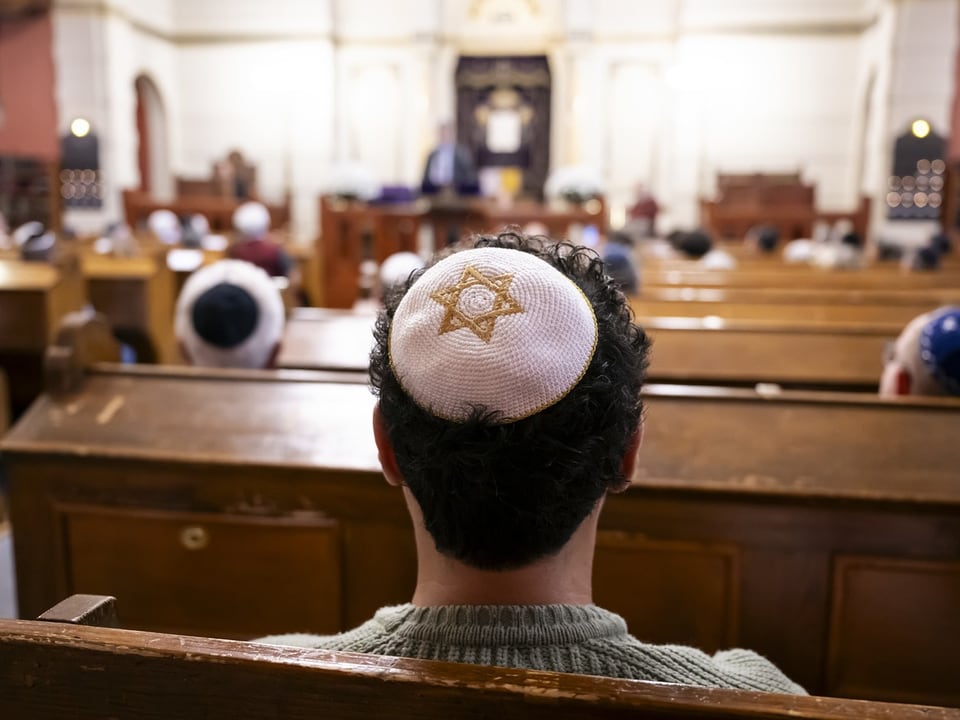 Blick in die Berner Synagoge.