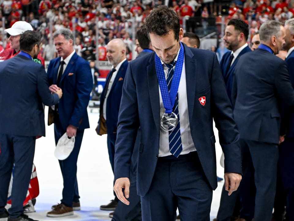 Patrick Fischer nach dem verlorenen WM-Final.