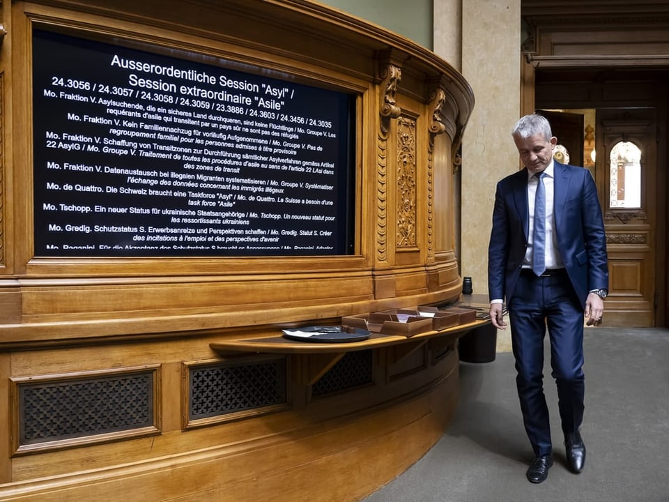 Bundesrat Jans im Nationalrat