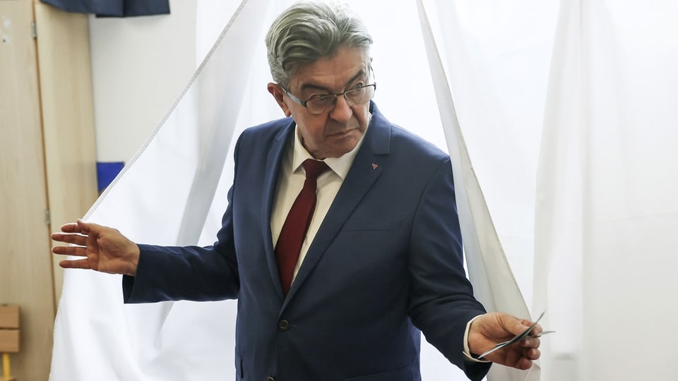 Jean-Luc Mélenchon beim 1. Wahlgang