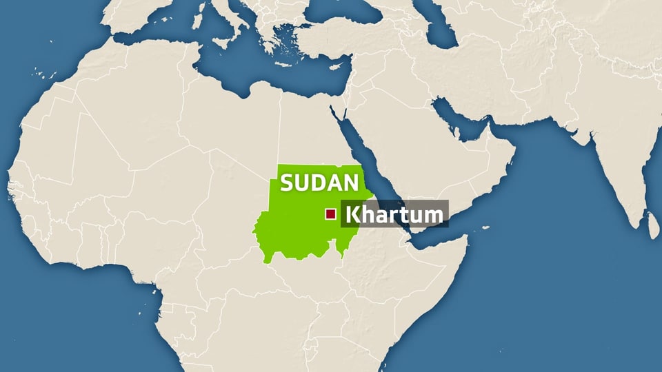 Karte Sudan