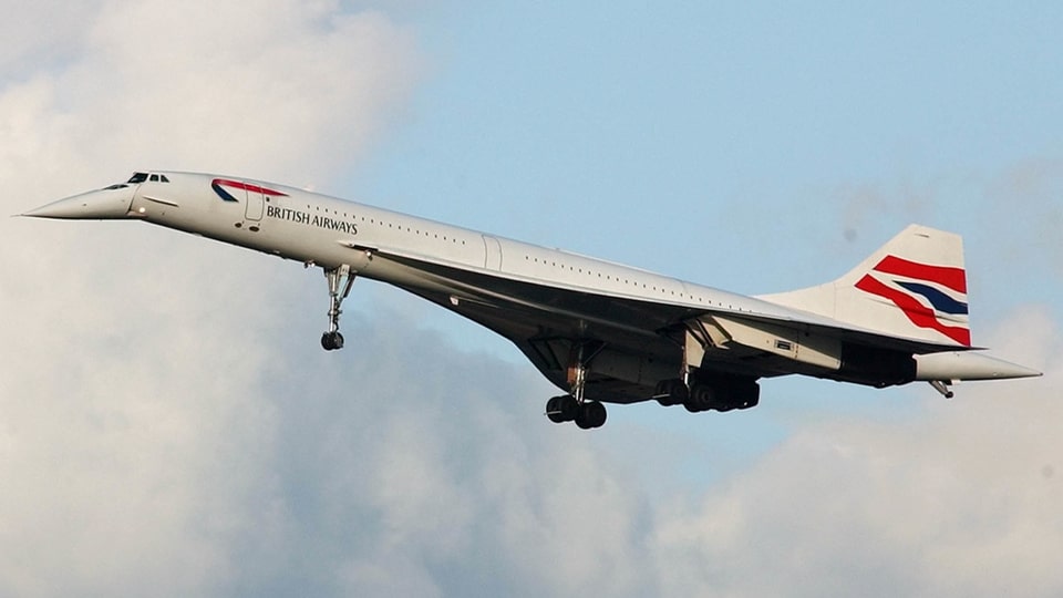 Eine Concorde der British Airways