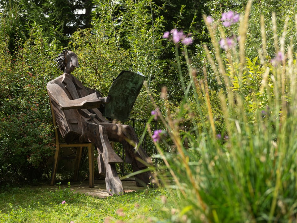 Skulptur im Garten