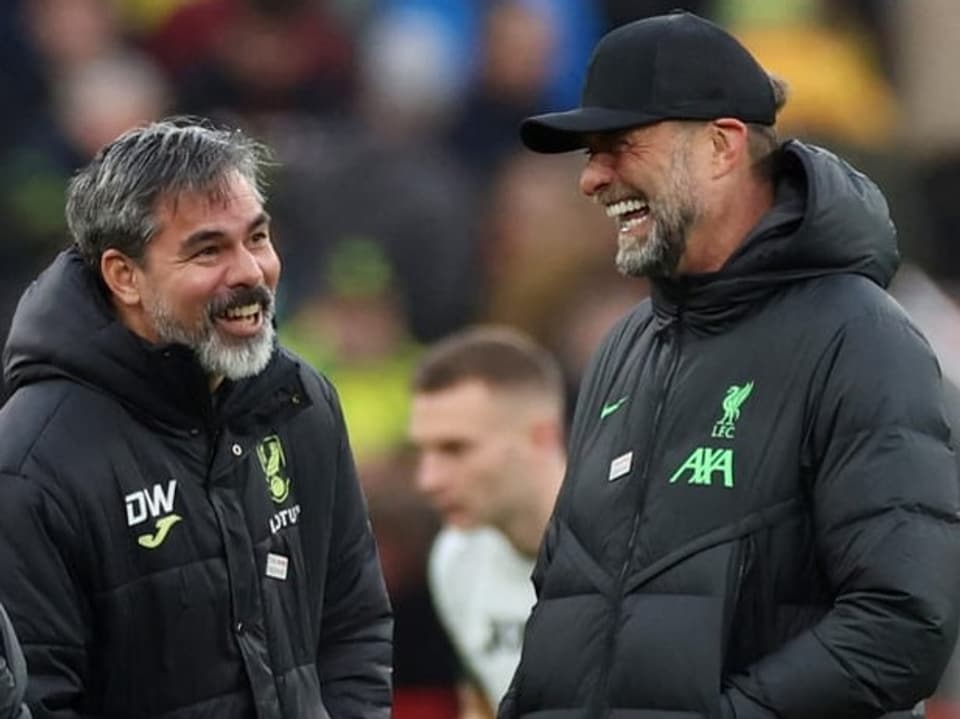 Wagner und Klopp lachen