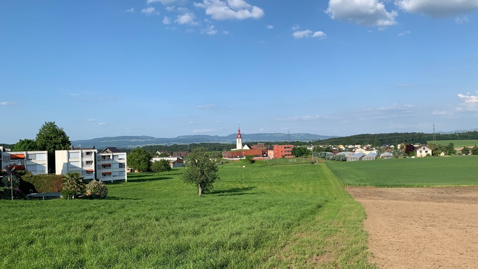 Das Dorf Auw im Kanton Aargau.