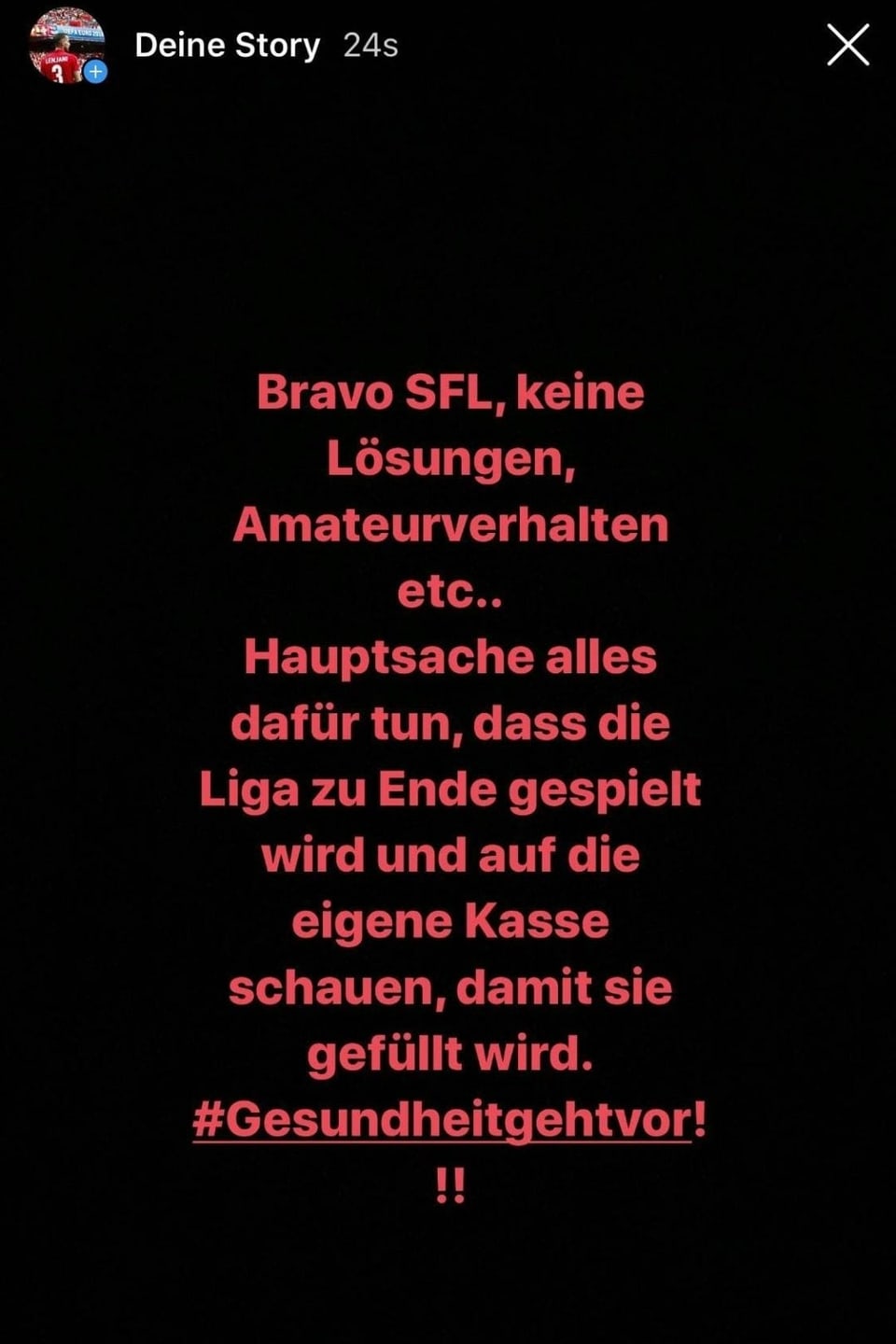 Instagram-Post von Lenjani