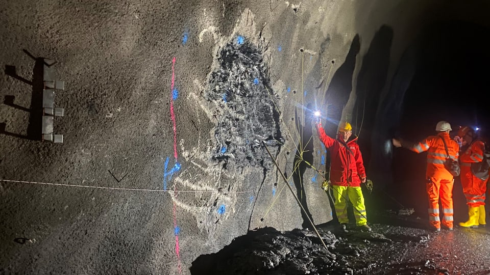 Rutschung Brienz, Sondierungsstollen 