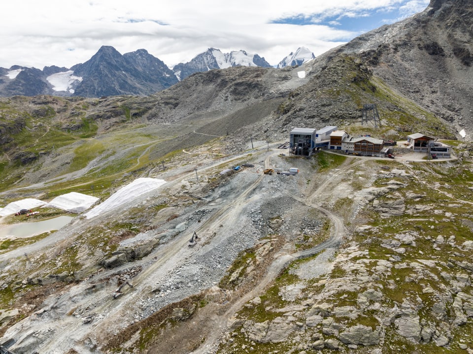 Die Sommerarbeiten an der Halfpipe