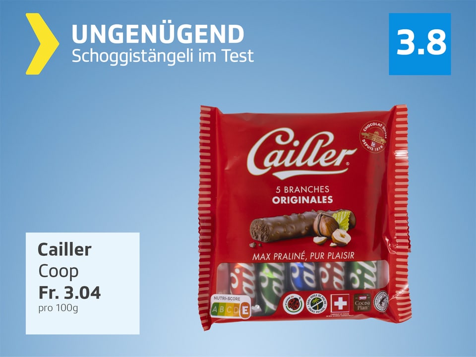 Cailler Schoggistängeli