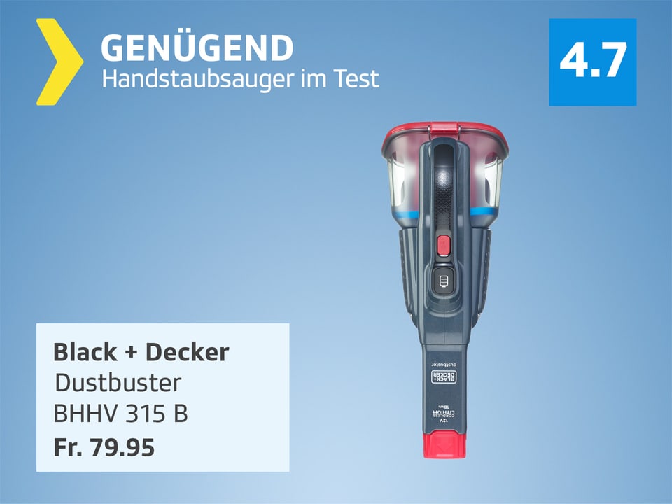 Black + Decker Handstaubsauger