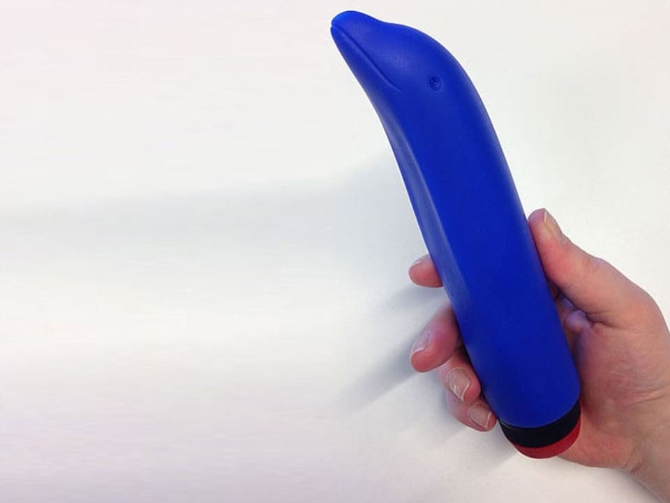 Dolly Dolphin von 1996 – der erste Vibrator aus Silikon. 