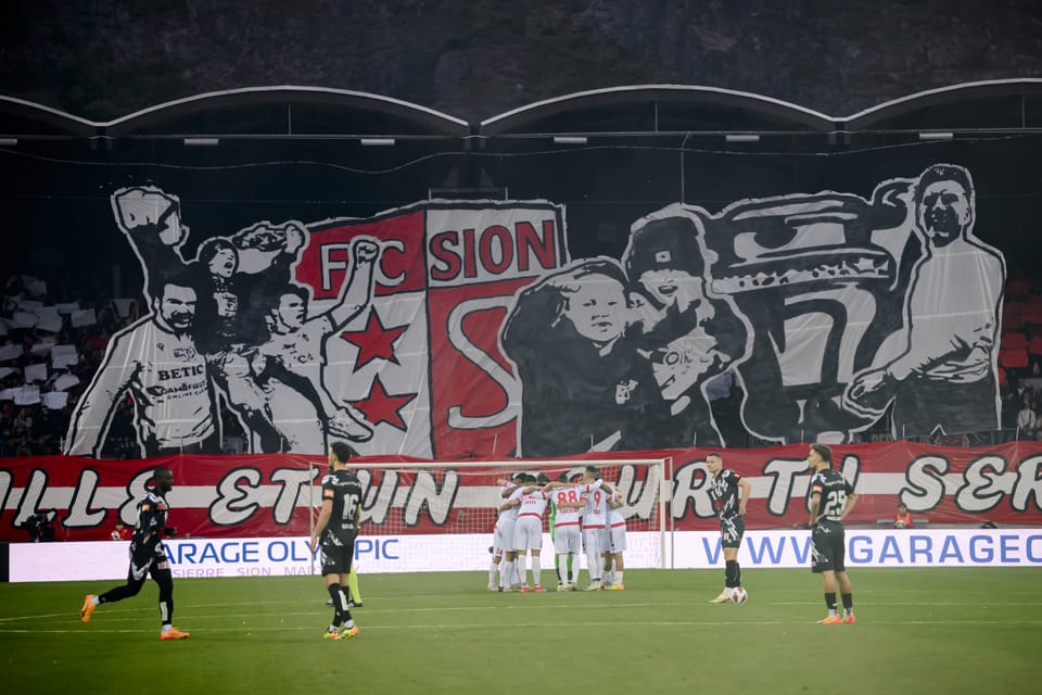 grosses Transparent des FC Sion