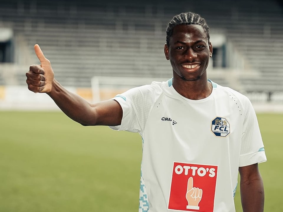 Mamady Diambou trägt neu das Trikot des FCL.