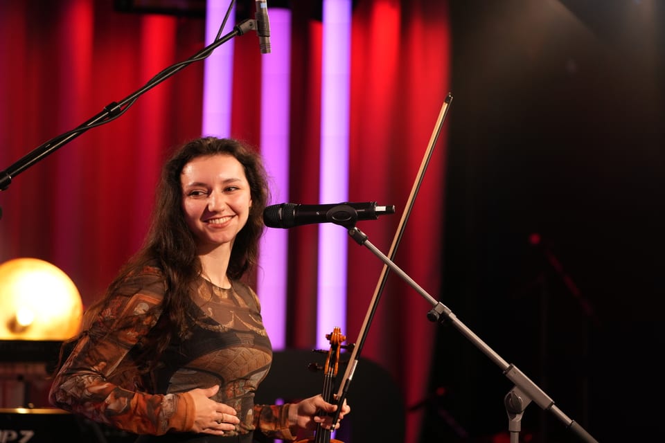 Die Musikerin Dorotea Crameri.