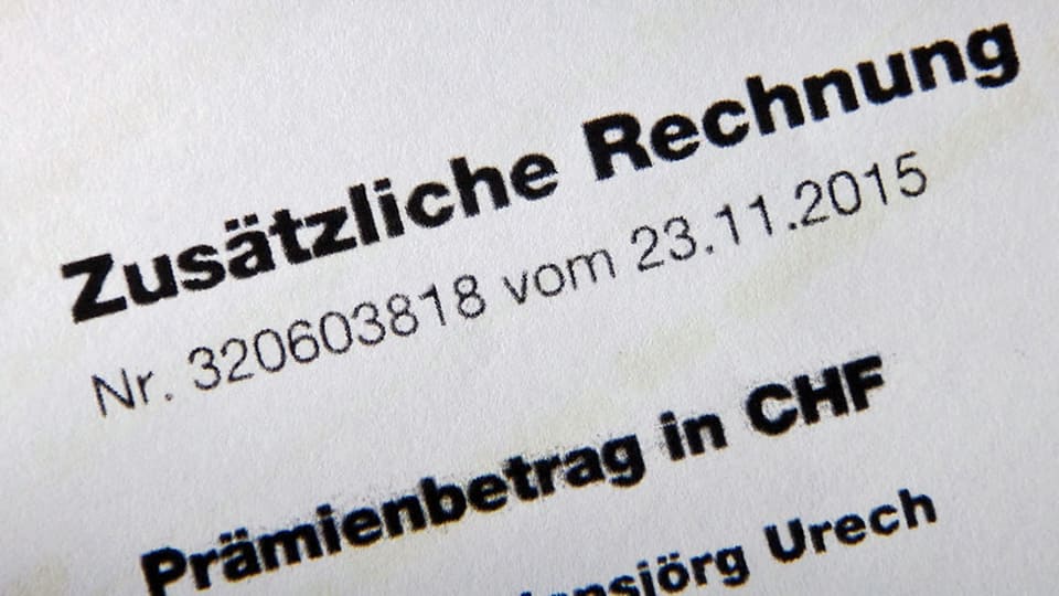 Ausschnitt aus zusätzlicher Rechnung.