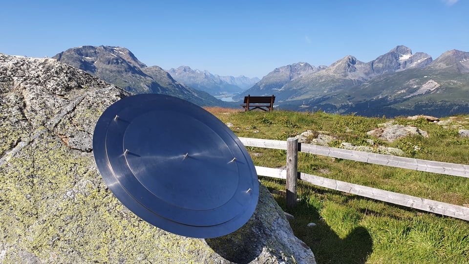 Las trais schibas radundas èn montadas vid in grip