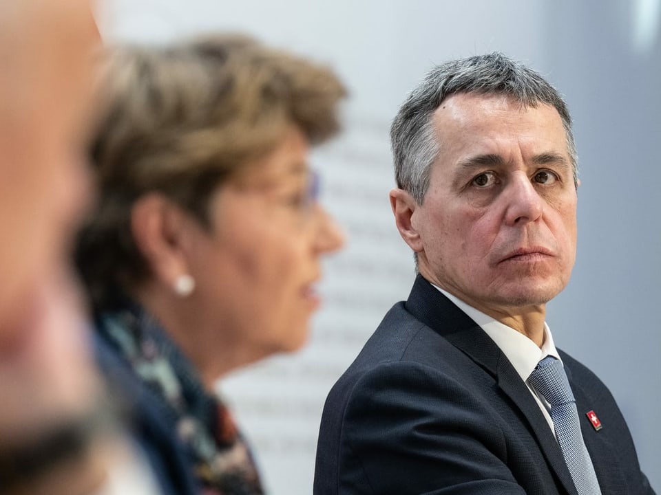 Bundespräsident Ignazio Cassis und Bundesrätin Viola Amherd.