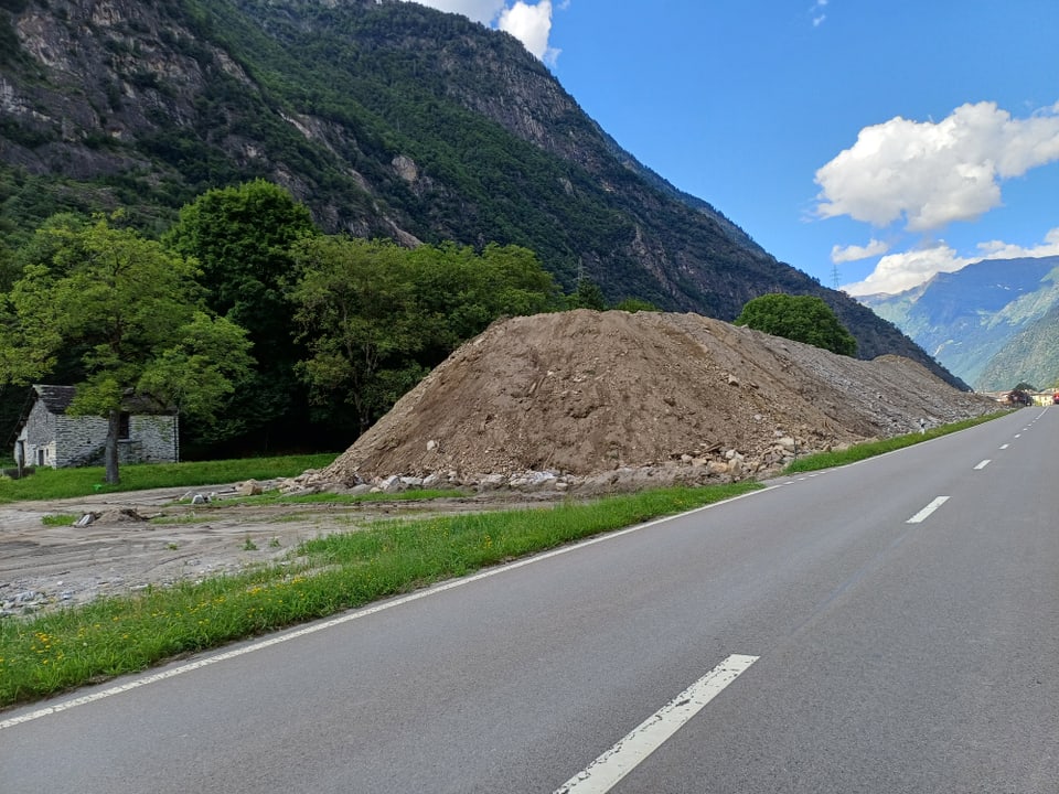 So sieht die Situation mit den Schäden in Lostallo aus nach den Unwettern