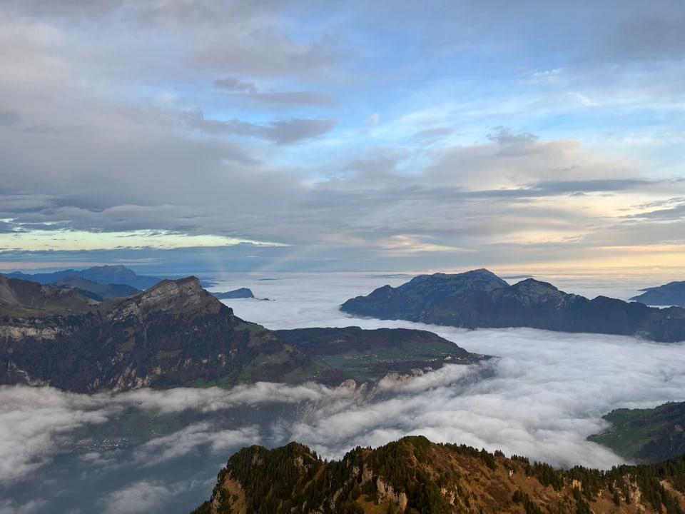 Ausblick über dem Nebelmeer