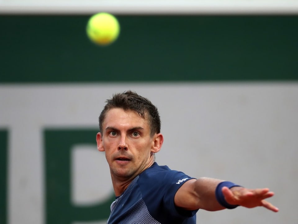 Henri Laaksonen spielt in Paris an den French Open.