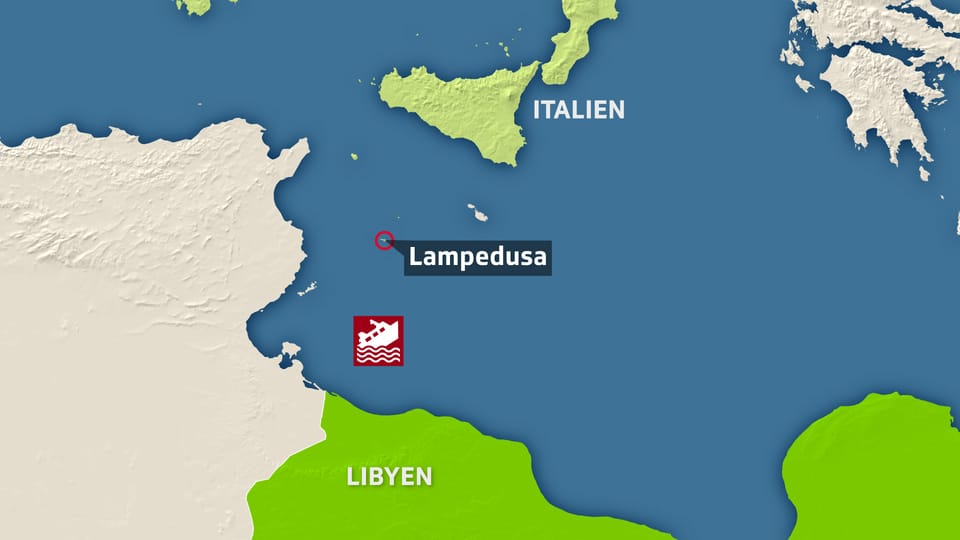 Karte Lampedusa