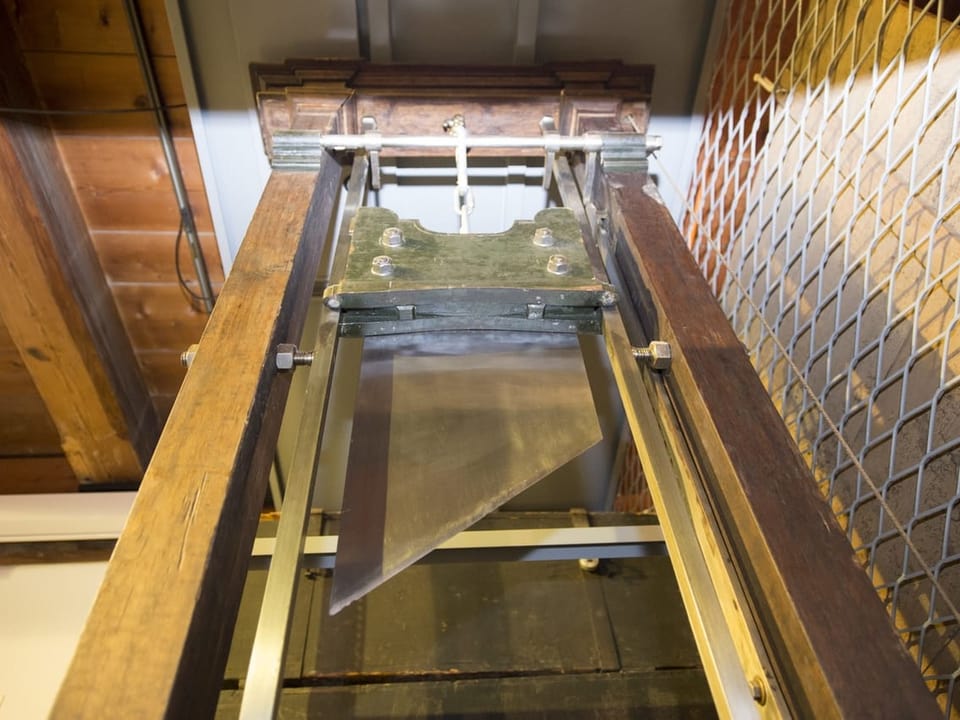 Guillotine in Museum